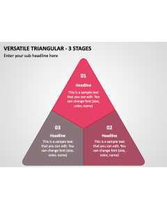 Versatile Triangular - 3 Stages PPT Thumbnail