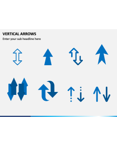 Vertical Arrow PPT Slide 1