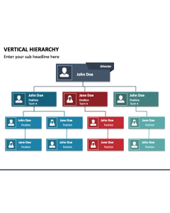 Vertical Hierarchy PPT Slide 1
