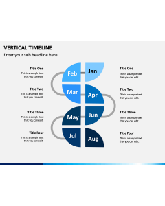 Vertical Timeline PPT Slide 1