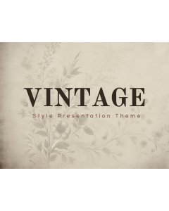 Vintage Style Theme PPT Thumbnail
