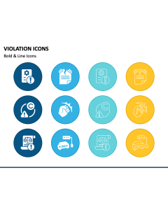 Violation Icons PPT Slide 1