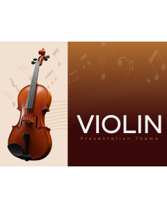 Violin Theme PPT Thumbnail