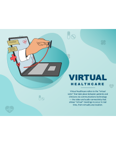Virtual Healthcare PPT Slide 1