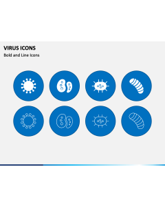 Virus Icons PPT Slide 1