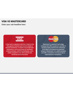 Visa Vs Mastercard PPT Slide 1