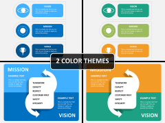 Vision mission statement PPT cover slide