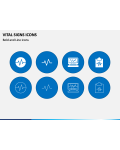 Vital Signs Icons PPT Slide 1