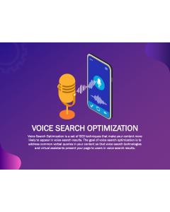 Voice Search Optimization PPT Slide 1