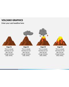 Volcano Graphics PPT Slide 1