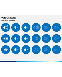 Volume Icons PPT Slide 1