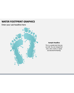 Water Footprint Graphics PPT Slide 1