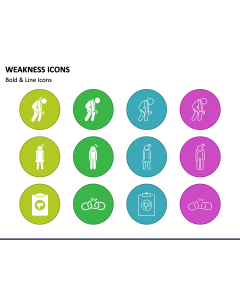 Weakness Icons PPT Slide 1
