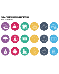 Wealth Management Icons PPT Slide 1