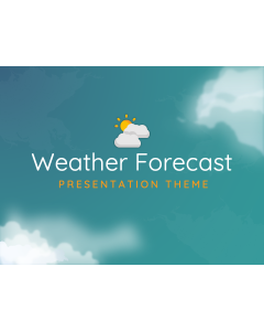 Weather Forecast Slides PPT Slide 1