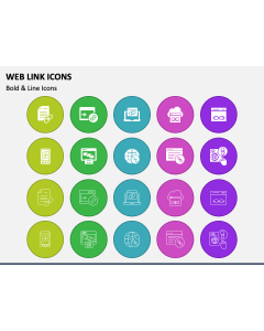 Web Link Icons PPT Slide 1