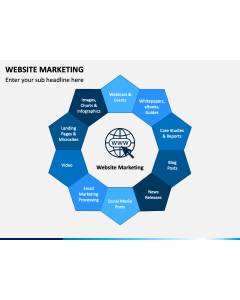 Website marketing PPT slide 1
