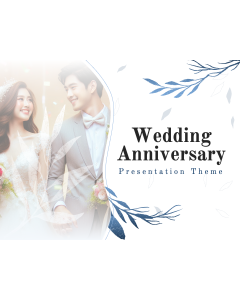 Wedding Anniversary Presentation Theme PPT Thumbnail