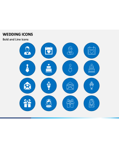 Wedding Icons PPT Slide 1
