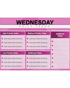 Wednesday Tasks PPT Thumbnail