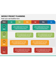 Weekly Project Planning PPT Slide 1