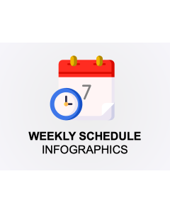 Weekly Schedule Infographics PPT Slide 1