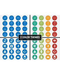 Wellness Icons PPT Cover Slide