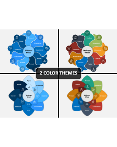 Wellness Wheel PPT Cover Slide