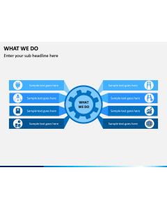 What we do free PPT slide 1