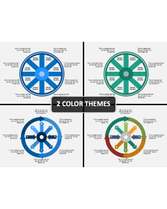 Wheel and Spokes PPT Cover Slide