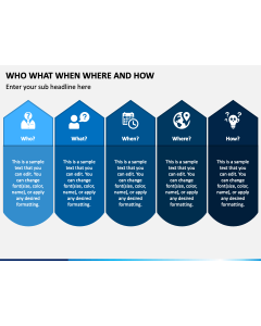 Who What When Where and How PPT Slide 1