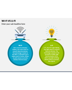 Wi-Fi Vs Li-Fi PPT Slide 1
