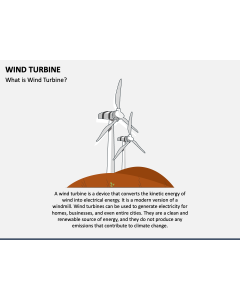 Wind Turbine PPT Slide 1