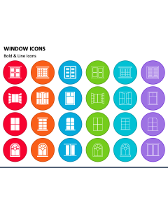 Window Icons PPT Slide 1