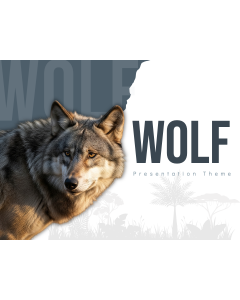 Wolf Theme PPT Thumbnail