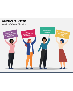 Women's Education PPT Slide 1