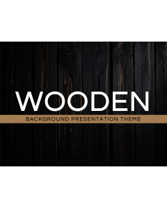 Wooden Background Presentation Theme - Free Download