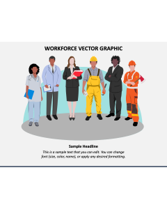 Workforce Vector Graphic PPT Slide 1