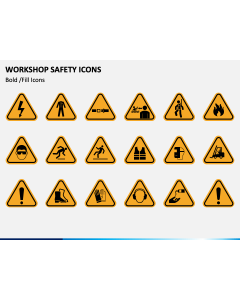 Workshop Safety Icons PPT Slide 1