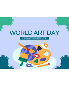 World Art Day PPT Slide 1