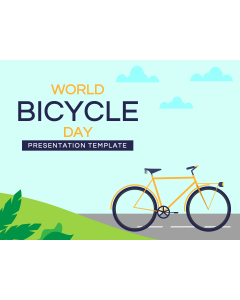 World Bicycle Day PPT Slide 1