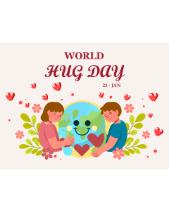 World Hug Day - Free Download PPT Slide 1