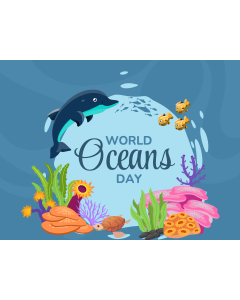 World Oceans Day PPT Slide 1