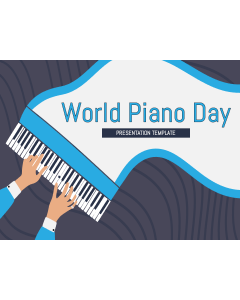 World Piano Day PPT Slide 1