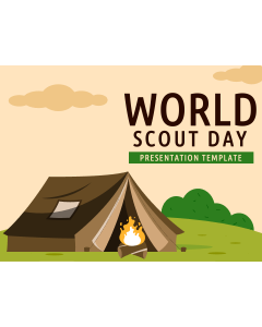 World Scout Day PPT Slide 1