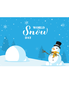 World Snow Day PPT Slide 1