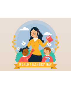 World Teachers' Day Free PPT Slide 1