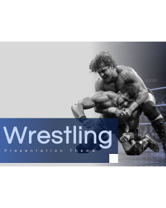 Wrestling Presentation Theme PPT Thumbnail