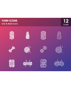 Yarn Icons PPT Slide 1
