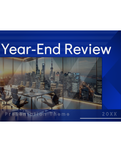 Year-End Review Presentation PPT Thumbnail